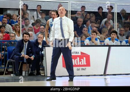 Trient, Italien. 1. Jan 2020. trento, Italien, 01. Jan 2020, Max Menetti - Coach De Longhi Treviso während - - Credit: LM/Roberto Tommasini Credit: Roberto Tommasini/LPS/ZUMA Wire/Alamy Live News Stockfoto