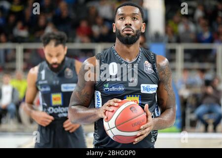 Trient, Italien. 1. Jan, 2020. trento, Italien, 01. Jan 2020, Rashard Kelly (0) Dolomiti Energia Trentino während - - Credit: LM/Roberto Tommasini Credit: Roberto Tommasini/LPS/ZUMA Wire/Alamy Live News Stockfoto