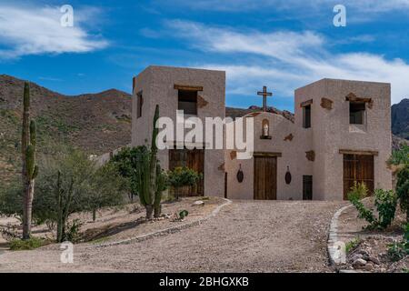 baja california alte Mission Kirche Stockfoto