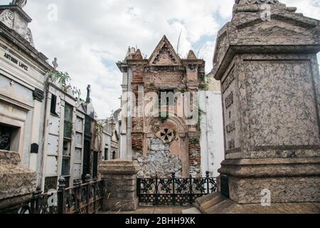 Cementerio La Recoleta, Buenos Aires, Argentinien Stockfoto