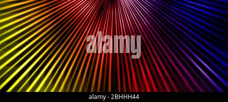 Regenbogen Farben Balken abstrakten Hintergrund für Design mit radialen Unschärfe. Verlauf. Stockfoto