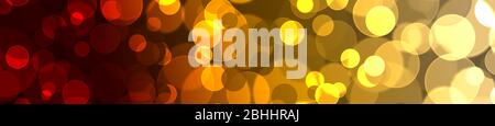 Lichter Urlaub Bokeh. Abstrakt rund Weihnachten Hintergrund für Design. Weichzeichnen.Verlauf. Stockfoto