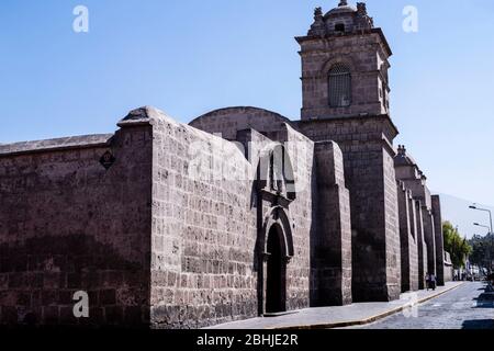 Das Kloster von Santa Catalina de Siena (1579), Arequipa, Peru, Südamerika. Stockfoto