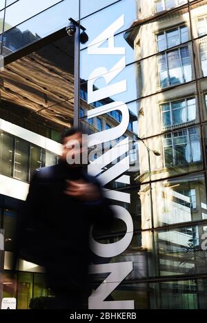 Hauptsitz der Nomura Financial Services Group in London Stockfoto