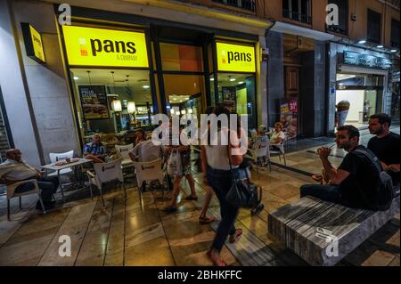 Die Kette Fast-Food-Restaurant Pans & Company Stockfoto