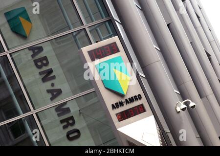 Bild zeigt: die ABN AMRO Büros im Zentrum von London. Stockfoto