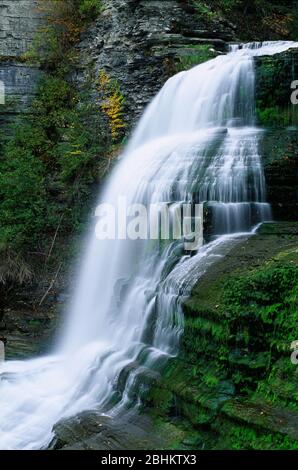 Lucifer fällt, Robert H Treman State Park, New York Stockfoto