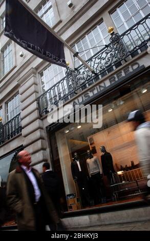 Austin Reed Store in der Regent Street Stockfoto