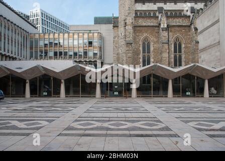 1950s Architektur der 1970er Jahre Stone City of London Corporation West Wing Guildhall, Gresham Street, London, EC2V 7HH von Sir Giles Gilbert Scott Ruchard Stockfoto