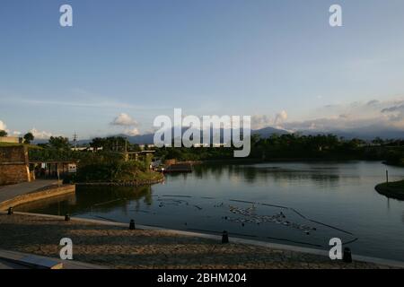 Blick auf das Centro Nacional de Artes tradicionales in Yilan, Taiwan Stockfoto