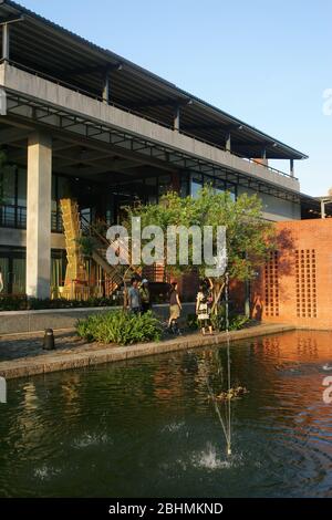 Yilan, 12. JUL 2008 - Blick auf das Centro Nacional de Artes tradicionales Stockfoto