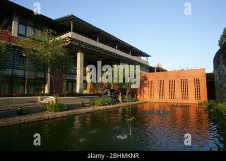 Yilan, 12. JUL 2008 - Blick auf das Centro Nacional de Artes tradicionales Stockfoto