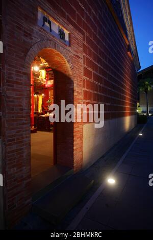 Yilan, 12. JUL 2008 - Blick auf das Centro Nacional de Artes tradicionales Stockfoto