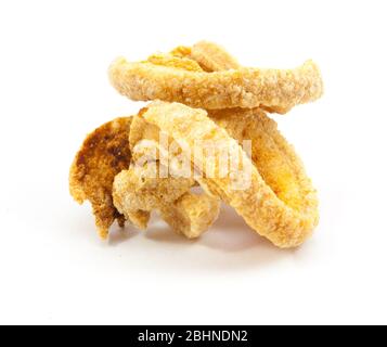 Schwein Rind Schwein Grieben Schweinefleisch Knistern Stockfoto