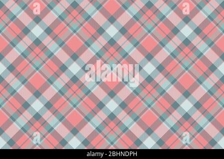 Tartan Schottland nahtlose karierte Muster Vektor. Retro Hintergrund Stoff. Vintage Farben prüfen Square geometrische Textur für Textildruck, Geschenkpapier Stock Vektor