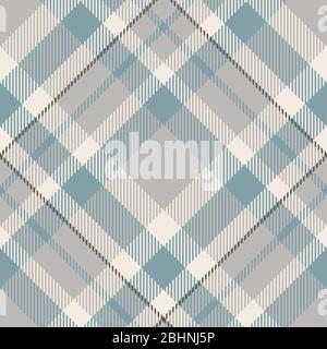 Tartan Schottland nahtlose karierte Muster Vektor. Retro Hintergrund Stoff. Vintage Farben prüfen Square geometrische Textur für Textildruck, Geschenkpapier Stock Vektor
