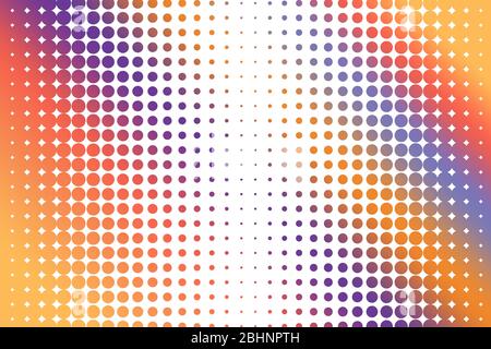 Futuristische abstrakte Hintergrund für Design. Kreise mit einer Verlaufsfüllung farbig einfärben. Stockfoto