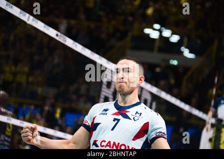 salvatore rossini (07) (leo-Schuhe modena) während der italienischen Volleyball SuperLega Serie A Saison 2019/20, , modena, Italien, 01. Januar 2020 Stockfoto