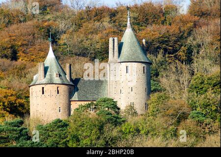 castell coch, entworfen vom viktorianischen Architekten william burges für den dritten marquess of Bute, tongwynlais, cardiff, South wales. Stockfoto