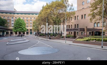 Crown Court Southwark. Ein Londoner Gericht, das viele bemerkenswerte britische Strafverfahren vor Gericht gestellt hat, insbesondere im Zusammenhang mit schwersten Betrugsfällen. Stockfoto