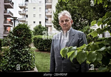 Zeitzeuge Professor Walther Troeger war Bürgermeister des Olympischen Dorfes in München und führte die Verhandlungen mit den Terroristen während des Angriffs auf das israelische Olympische Team 1972. Stockfoto