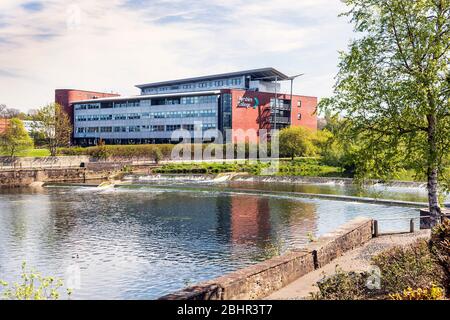 Ayrshire College, Riverside Building, Ayr, Ayrshire, Schottland, Großbritannien Stockfoto