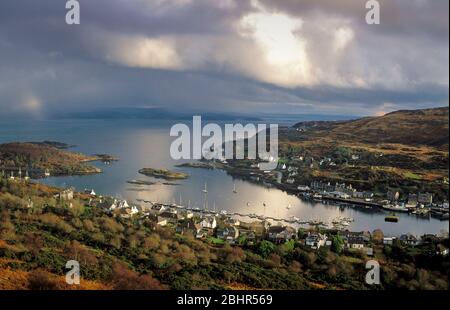 Tarbert, Loch Fyne Stockfoto