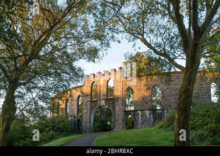 Innenansicht von McCaig's Tower, Oban, Argyll Stockfoto