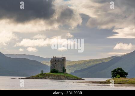 Castle Stalker, Loch Linnhe, Argyll Stockfoto