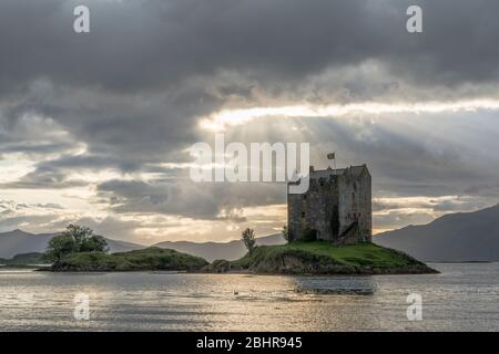 Castle Stalker, Loch Linnhe, Argyll Stockfoto