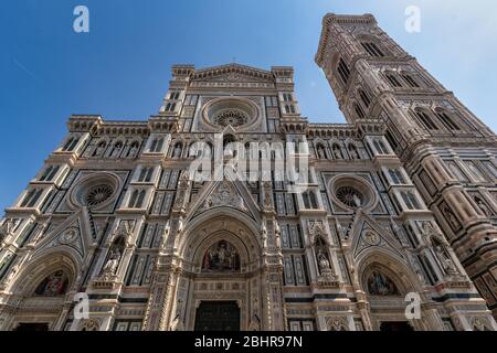 Kathedrale Basilica di Santa Maria del Fiore (Basilika Santa Maria del Fiore), die Hauptkirche von Florenz, Italien Stockfoto