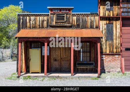 Rathaus, Pinos Altos New Mexico Stockfoto