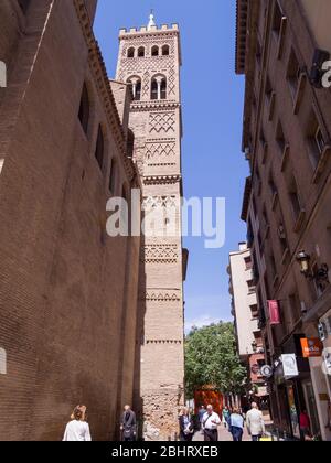 Iglesia de San Gil. Zaragoza. Aragón. España Stockfoto