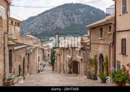 Die 365 Calvari-Stufen in Pollenca, Spanien Stockfoto
