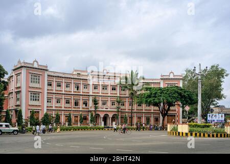 29 Okt 2009 Heritage-Architecture JSS Mahavidyapeetha Building Mysore-Karnataka INDIEN Stockfoto