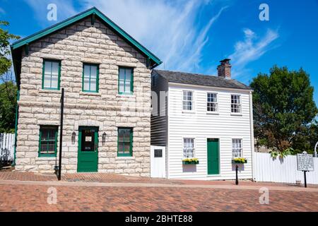 Mark Twains Boyhood Home & Museum, Hannibal, Missouri Stockfoto