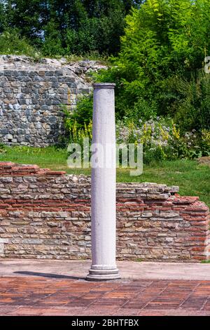 Überreste von Gamzigrad (Felix Romuliana), antike römische Komplex von Palästen im 3. Und 4. Jahrhundert n. Chr. von römischen Kaiser Galerius, UNESCO-Welterbe gebaut Stockfoto