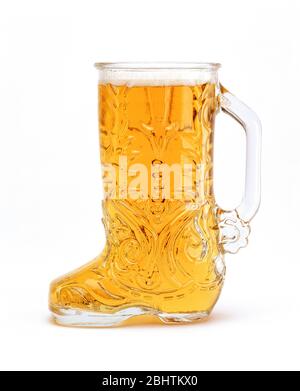 Bierstiefel von der Bierhalle, München (München), Bayern, Bundesrepublik Deutschland Stockfoto