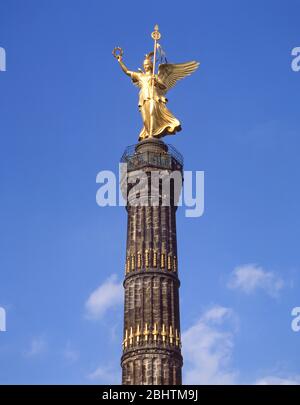 Siegessaule, Platz der Republik, Berlin, Bundesrepublik Deutschland Stockfoto