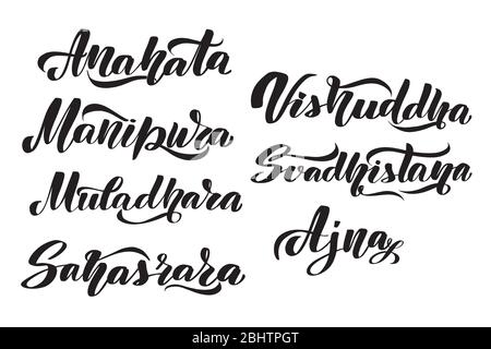 Vektor Kalligraphie Abbildung auf weißem Hintergrund. Stock Vektor