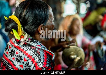 Ethnische Chin-Partei, Mindin, Myanmar Stockfoto