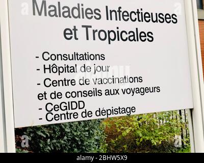 Infektions- und Tropenkrankheiten Stockfoto