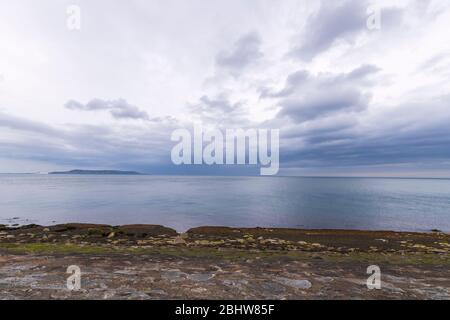 Luftaufnahme von Segelschiffen und Yachten im Jachthafen Dun Laoghaire, Irland Stockfoto