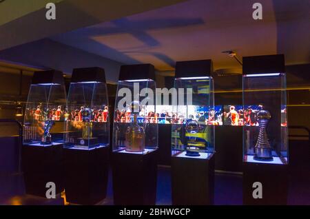 Buenos Aires, Argentinien, 28 Dezember - 2015: La Bombonera Football Stadium (Alberto, José Armando Stadion), Boca Juniors Stadion Stockfoto