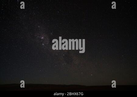 Südlicher Himmel der Hemisphäre von der Gannaga Lodge, dem Gannaga Pass, dem Tankwa Karoo Nationalpark, Südafrika Stockfoto