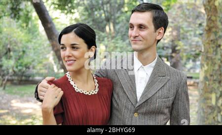 El tiempo entre costuras TV Series (2013 - 2014) Spanien Geschrieben von Susana López, Carlos Montero Adriana Ugarte, Raul Arevalo Stockfoto