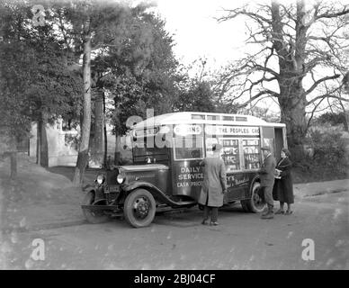 Mobile Shop (Robins Shop Bedford) - 1933 Stockfoto