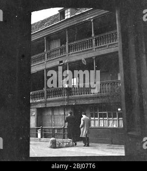 George Inn Yard, Southwark. Stockfoto