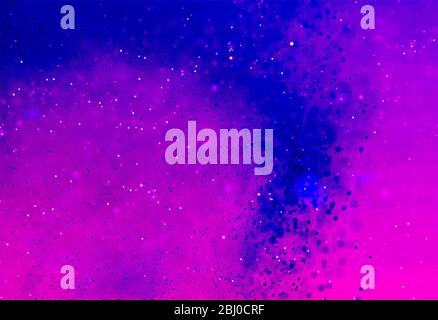 Abstrakt Bunte Bokeh & Glitzert Liquiid Hintergrund. Stockfoto