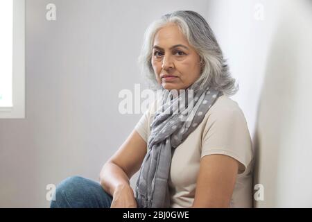 Porträt einer Großmutter. (Senior) Stockfoto